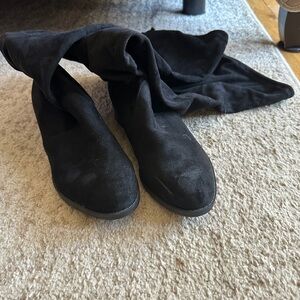 Unisa Black Over the Knee Boots